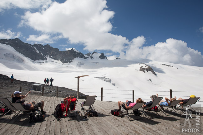 Relaxing in high mountain