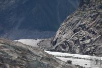 Mer de glace rocks and ice