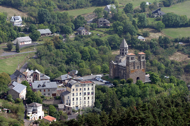 Saint Nectaire seen from above