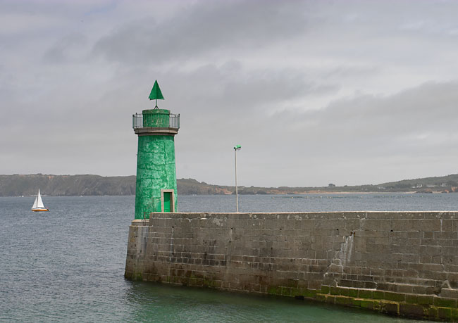 Green lighthouse