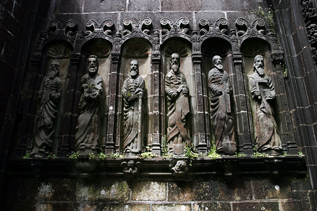 Entrance porch of the abbey