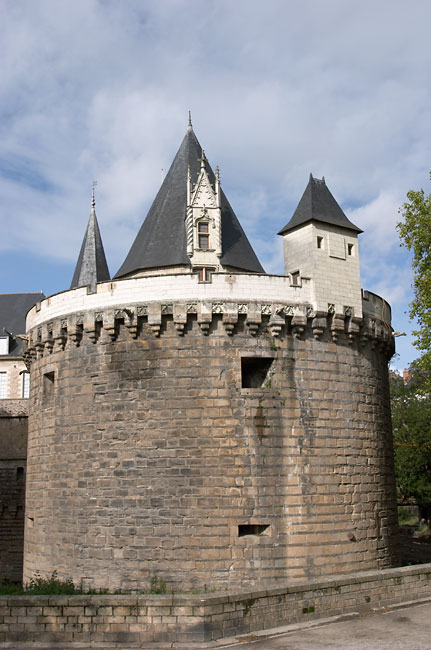 Nantes castle round tower