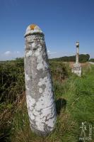 Stone and cross at Forest