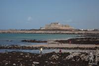 Low tide on the plage de l'Eventail