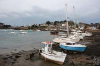 Low tide at the harbor