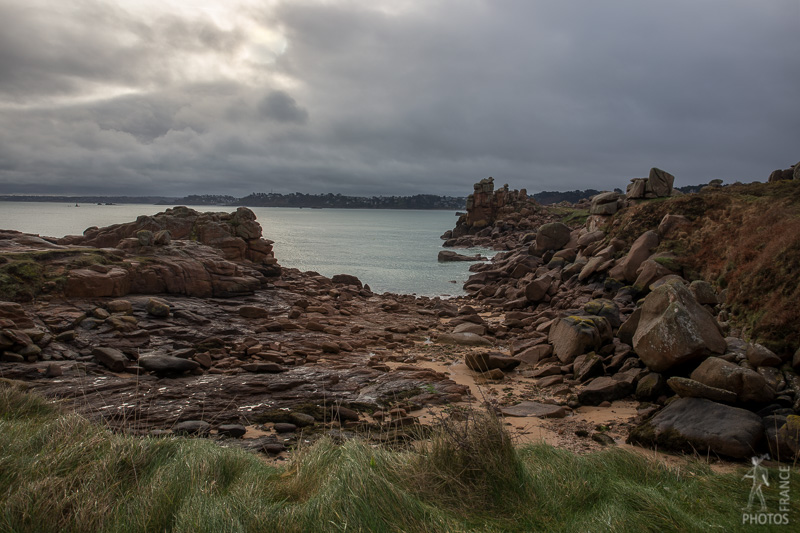 Beach at low tide