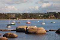 Mooring in the baie de Sainte Anne