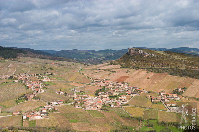 Rock of Vergisson landscape