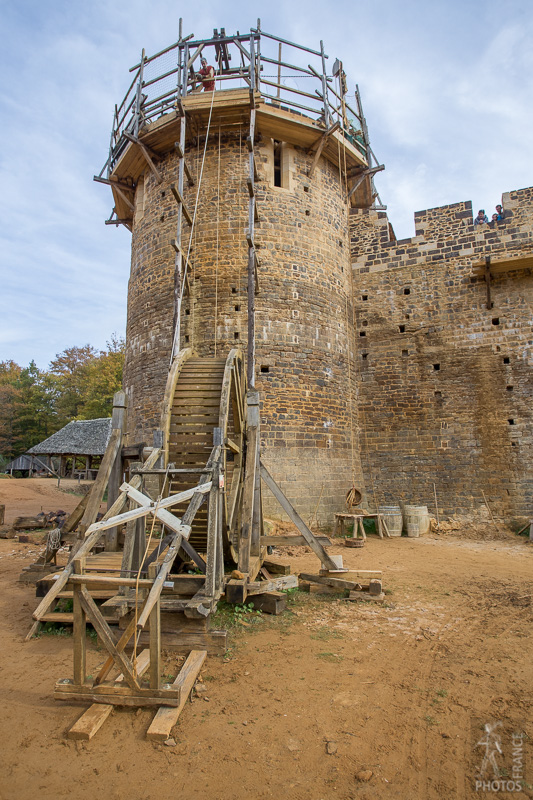 Chapel tower and crane