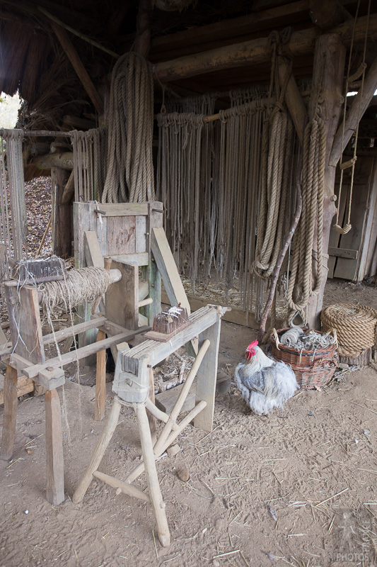 Rope maker's workshop