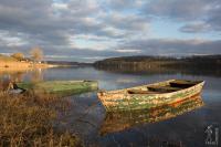 Weathered rowboats