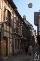 Morning walk in the medieval Troyes