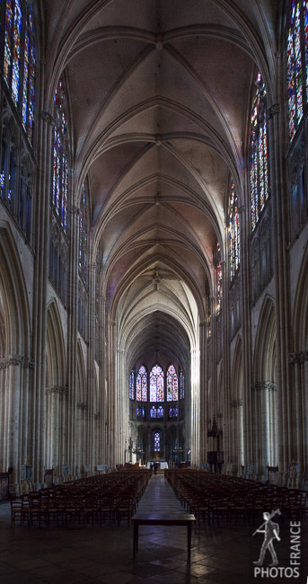 Inside the Troyes Cathedral