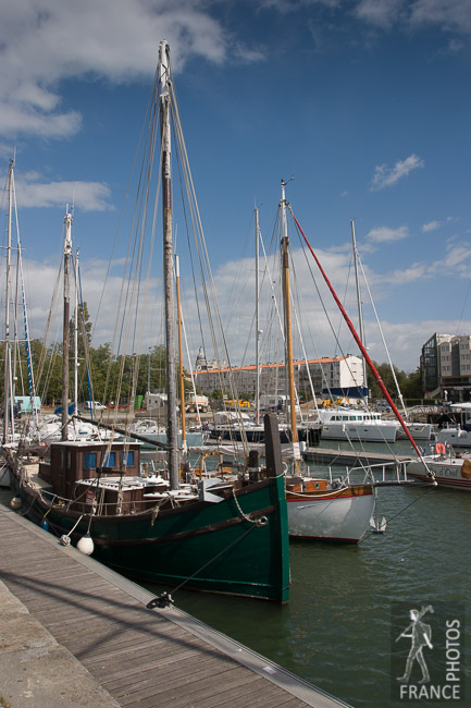 Old sailboats in La Rochelle