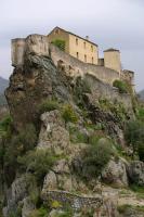 The fortress of Corte - vertical view