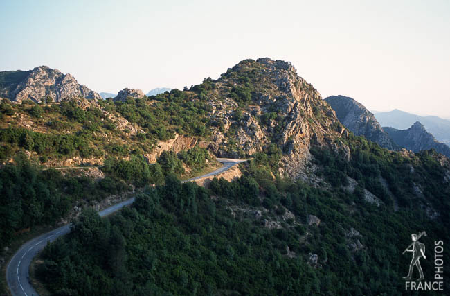 Corsican road evening