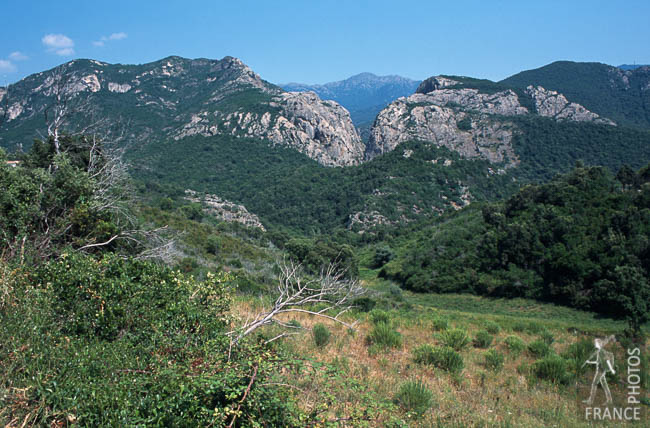 Ucciani mountain pass