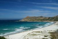 The Ostriconi river mouth, typical beach of Corsica