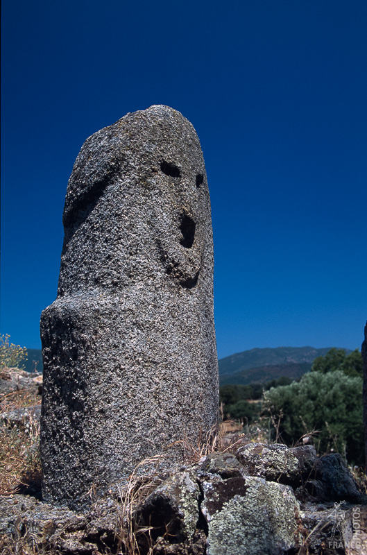 Easter island menhir at Filitosa
