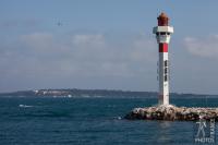 Cannes harbor lighthouse