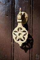 Golden star door knocker