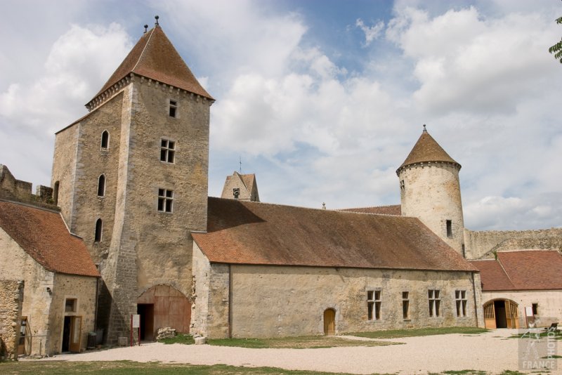 Inside the Blandy les tours castle