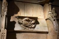 Champeaux collegiate church stall miséricorde