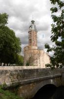 Tower near the canal in Crecy la Chapelle