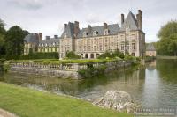 Canal in the park of Courances