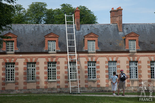 Giant ladder at Chamarandes