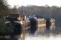 Barges on the Marne