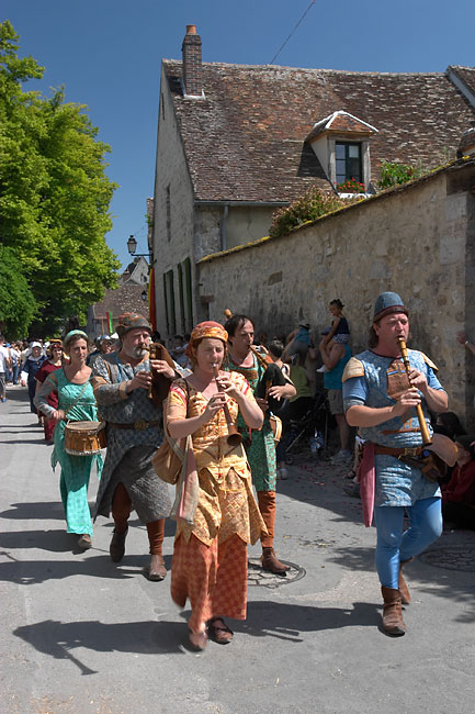 Musicians at the medieval parade