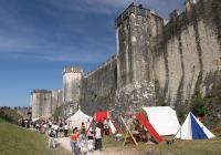 Camp by the remparts of Provins