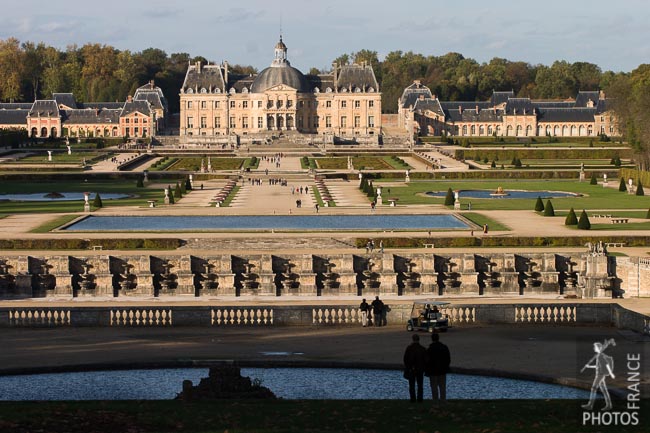 A view on the Vaux le Vicomte château