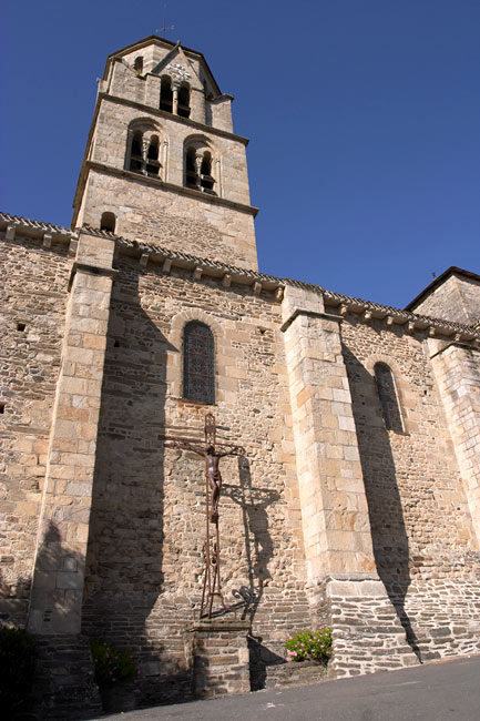 The Saint Pierre church bell-tower in Uzerche