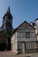 Town house and church