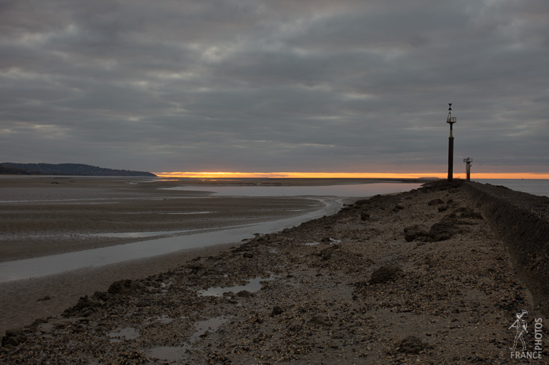 Sunset near Honfleur