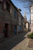 Cobbled street in Honfleur
