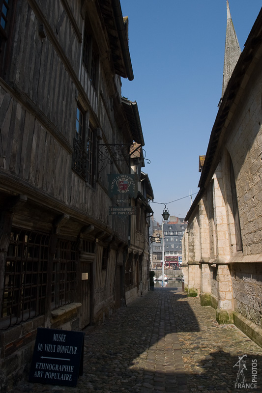 Jail street in Honfleur