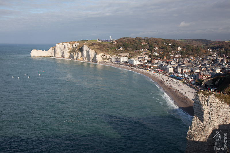 General view on Etretat