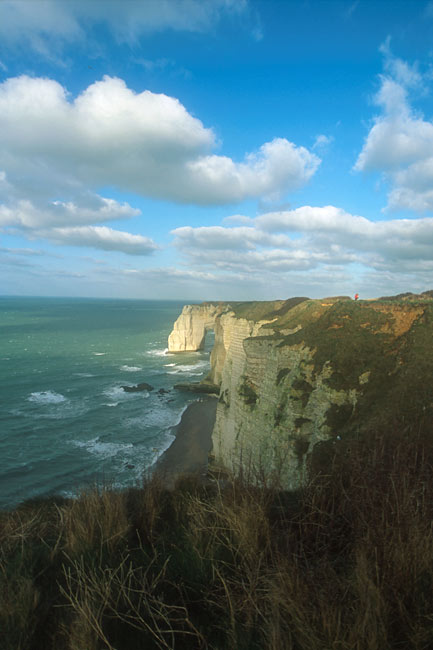 Clouds above the Etretat Cliffs