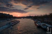 Bateau mouche near the Louvre