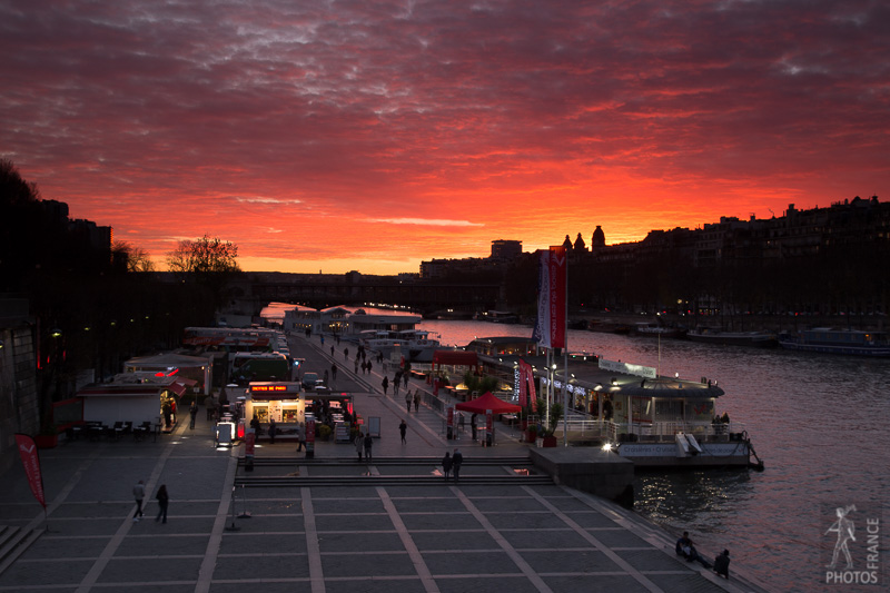 Blood red skies