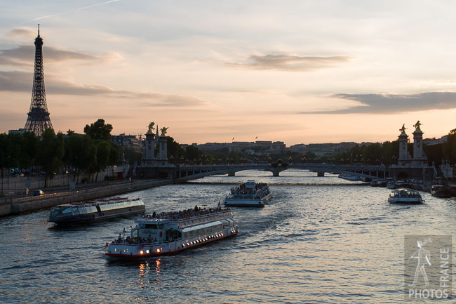 Traffic jams on the Seine