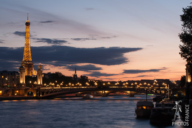 Sunset on the Seine