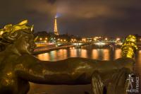 Pont Alexandre 3 at night