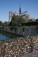 Love padlocks and Notre Dame