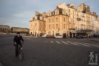 Cycling on the Pont Neuf