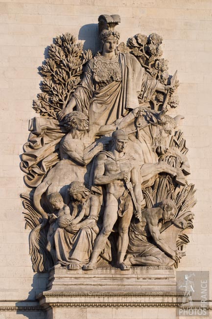 Arc de Triomphe statues