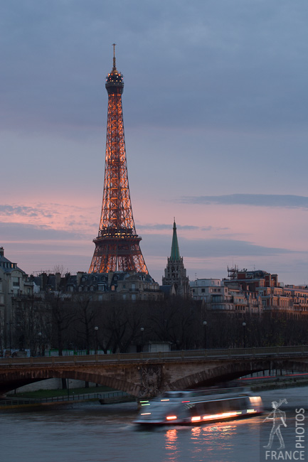 Passing by the Eiffel Tower